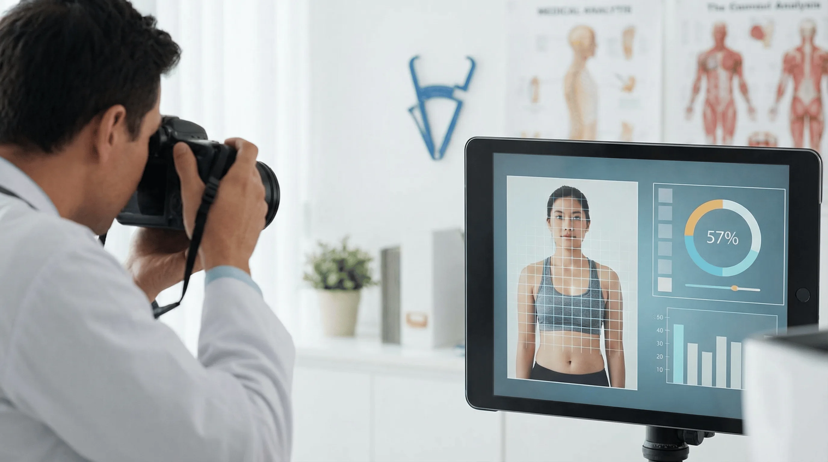 How to estimate body fat percentage from photo and mirror selfie